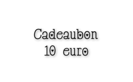 Cadeaubon 10 euro