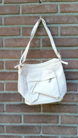 Schoudertas Pocket Beige