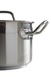 831700 Kookpan middel met deksel 23,5 ltr Profi-line