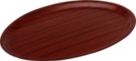 507568 Dienblad "woodform" ovaal 200 x 265 mm