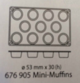 676905 Bakvorm siliconen Mini-Muffins