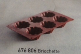 676806 Bakvorm siliconen Briochette