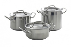 831700 Kookpan middel met deksel 23,5 ltr Profi-line