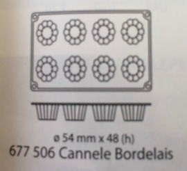 677506 Bakvorm siliconen Cannele Bordelais