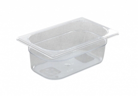 861639 Gastronormbak GN 1/4  1,8 liter polycarbonaat