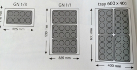 676202 Bakvorm siliconen Semi-Sphere