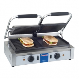 263709 Contactgrill boven en onder geribd