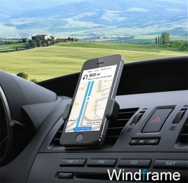 Windframe universele smartphone airco vent autohouder ventilatie steun