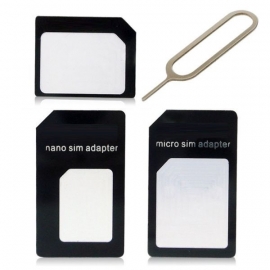 3in1 Micro SIM Nano SIM Adapters