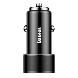 Baseus Small Screw intelligente autolader 2x USB Quick Charge 3.0 QC 3.0 36W
