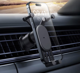 Baseus Auto Restorable Gravity Autotelefoonhouder | Universele Air Vent Houder met Siliconen Grip voor iPhone & Samsung