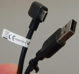 Onbepaald Ondenkbaar Renaissance TomTom Origineel Micro USB kabel VIA GO Start haakse bocht | Oplader |  Navi-world.nl