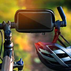 Fiets en motorhouder voor telefoon waterdichte hoes en zonnescherm