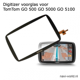 Digitizer voorglas touchscreen voor TomTom GO 500 GO 510 GO 5000 GO 5100 5250