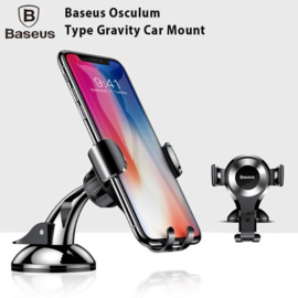 Baseus Osculum Gravity auto telefoonhouder dashboard en ruit