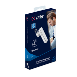 Celly BH 11 Bluetooth mono headset oortje wit