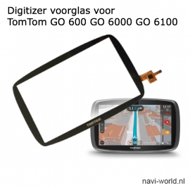 Digitizer touchscreen voorglas voor TomTom GO 600 GO 610 GO 6000 GO 6100