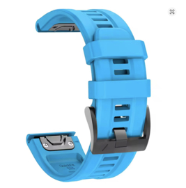 Garmin QuickFit Horlogeband 22mm / 26mm – Siliconen Band voor Epix Gen 2, Fenix 7 / 6 / 5 Plus, Enduro 2