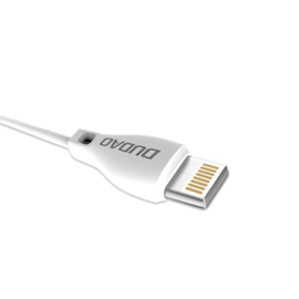 Sterke USB kabel Lightning voor iPhone iPad 2.4A 1m wit