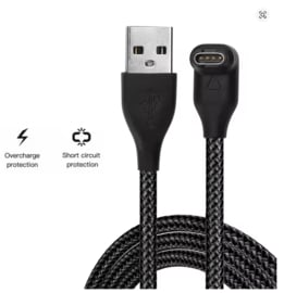 Garmin Oplaadkabel 1m – Duurzame USB Laad- en Datakabel voor Fenix 7/6, Epix, Venu & Forerunner