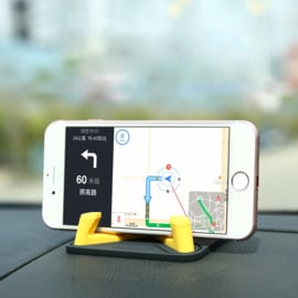 Remax universeel smartphone dashboard desk auto houder geel