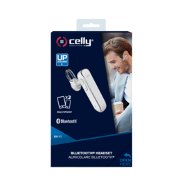 Celly BH 11 Bluetooth mono headset oortje wit