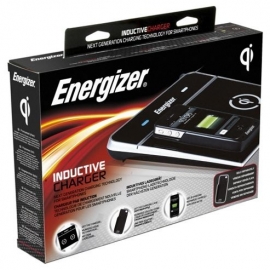 Energizer Inductive Qi Dual Charging Plate Draadloze oplader voor meerdere smartphones
