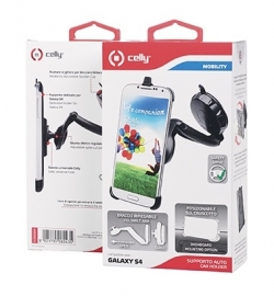 Celly Samsung Galaxy S4 Opmaat Telefoonhouder voor Raam en Dashboard