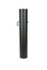 EW/150 2mm Smoorklep pijp 100cm met verjonging - zwart