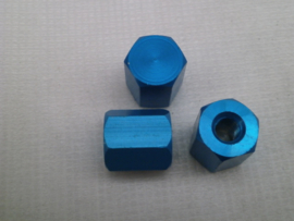 Blue Anodized Blind Nut M8