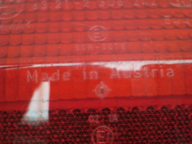 Rear light lens