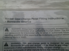 Rocker Gear-Change Pedal