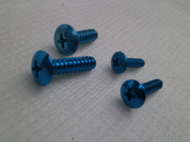 Blue Anodized Tapping Screw