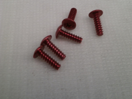 Red Anodized Tapping Screw  5X15