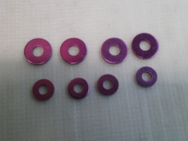 Violet Anodized Washer