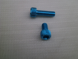 Blue Anodized Bolts M5
