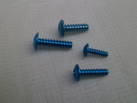 Blue Anodized Tapping Screw