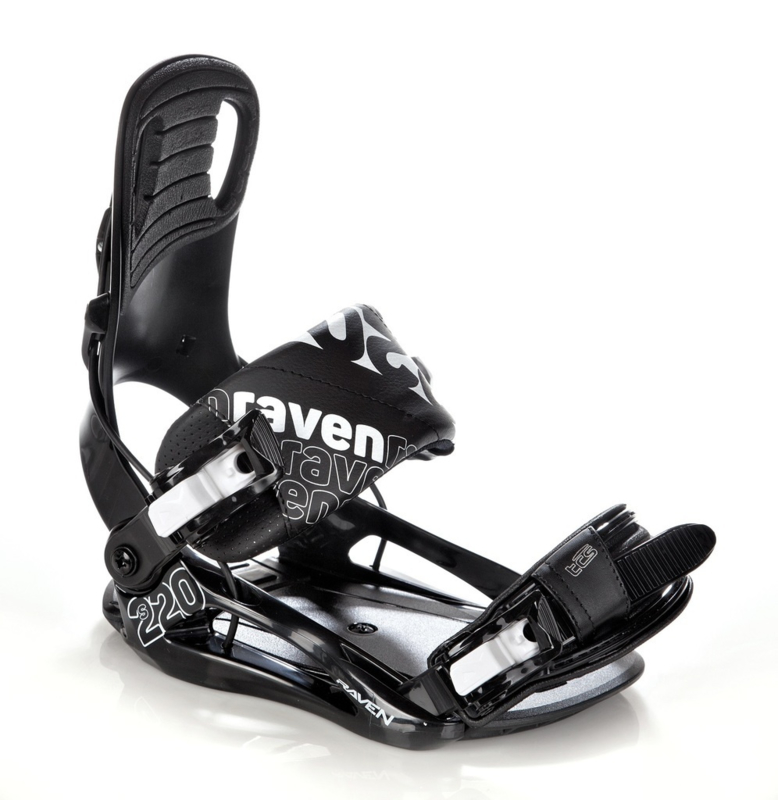 Raven S220 Black 2020 Snowboard Bindingen
