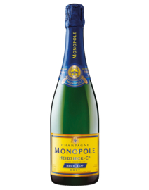 Monopole Heidsieck & Co Brut € 29,= per fles