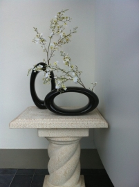Vaas Oval horizon met baby orchid