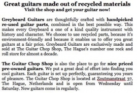 Re-used Guitars