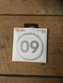 Fender super 250's  Nickel-Plated steel Strings .009 - .042 Ball End