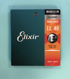 Elixir Mandolin 80/20 bronze Nanoweb 11-40