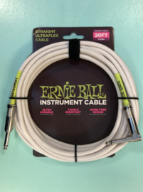 Ernie Ball cable white straight/angled