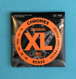 D’Addario  ECG23 Chromes. Flatwound