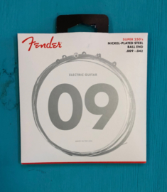 Fender super 250's  Nickel-Plated steel Strings .009 - .042 Ball End
