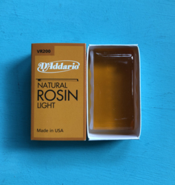 D’Addario Natural Rosin Light for Horse or syntatic hair Violin