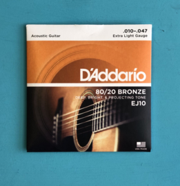 D’Addario 010-047 80/20 bronze ej10