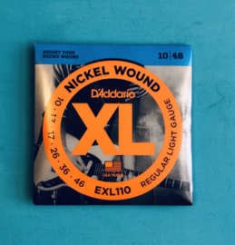 D’Addario electric strings EXL110 Nickel Wound 10-46
