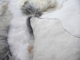 Mélange Blizzard Sheepskin Rug, +/- 135 x 190 cm (50)